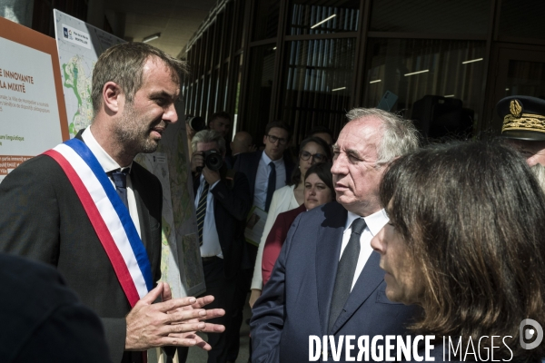 Visite de Francois Bayrou a la Mosson, quartier populaire de Montpellier, le 06.06.2025