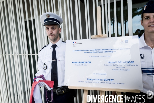 Visite de Francois Bayrou a la Mosson, quartier populaire de Montpellier, le 06.06.2025