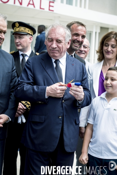 Visite de Francois Bayrou a la Mosson, quartier populaire de Montpellier, le 06.06.2025