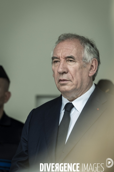 Visite de Francois Bayrou  a la Mosson, quartier populaire de Montpellier, le 06.06.2025