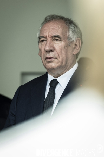 Visite de Francois Bayrou a la Mosson, quartier populaire de Montpellier, le 06.06.2025