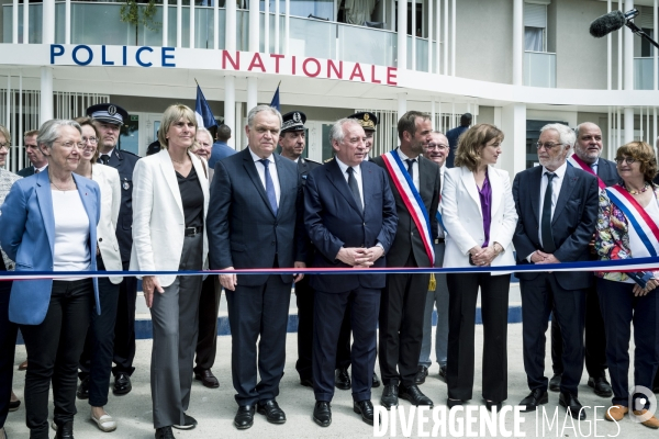 Visite de Francois Bayrou  a la Mosson, quartier populaire de Montpellier, le 06.06.2025