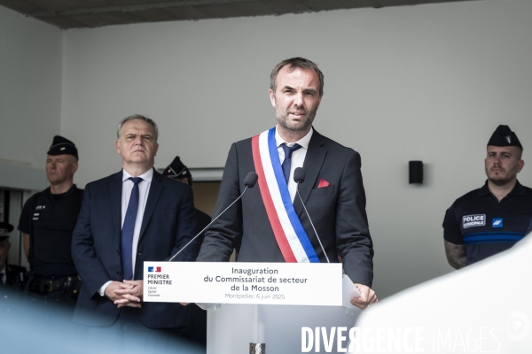 Visite de Francois Bayrou  a la Mosson, quartier populaire de Montpellier, le 06.06.2025