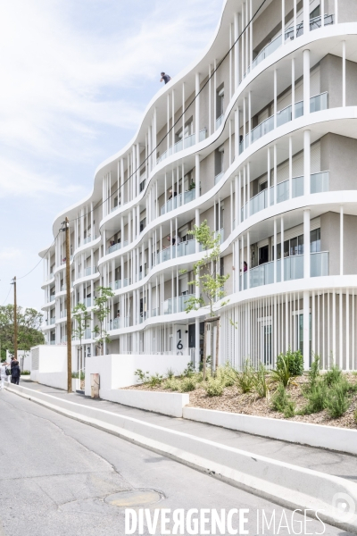 Visite de Francois Bayrou  a la Mosson, quartier populaire de Montpellier, le 06.06.2025