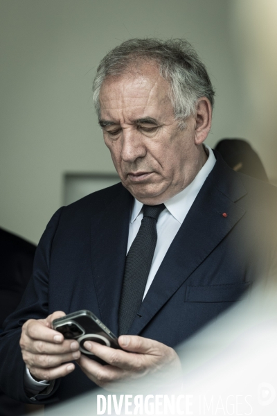 Visite de Francois Bayrou  a la Mosson, quartier populaire de Montpellier, le 06.06.2025