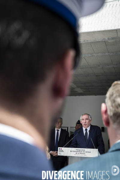 Visite de Francois Bayrou a la Mosson, quartier populaire de Montpellier, le 06.06.2025