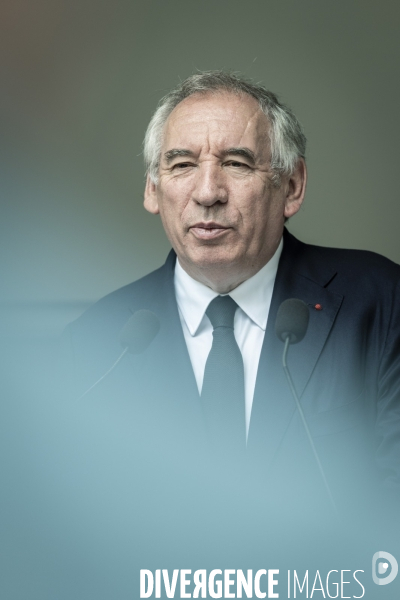 Visite de Francois Bayrou  a la Mosson, quartier populaire de Montpellier, le 06.06.2025