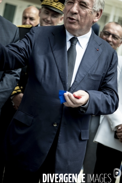 Visite de Francois Bayrou a la Mosson, quartier populaire de Montpellier, le 06.06.2025