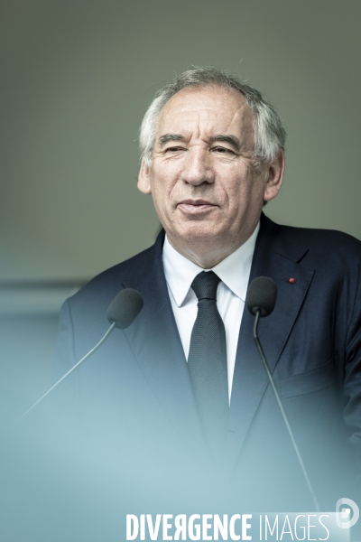 Visite de Francois Bayrou  a la Mosson, quartier populaire de Montpellier, le 06.06.2025