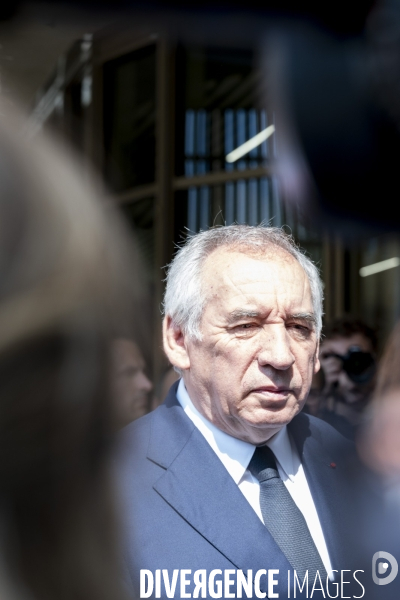 Visite de Francois Bayrou a la Mosson, quartier populaire de Montpellier, le 06.06.2025
