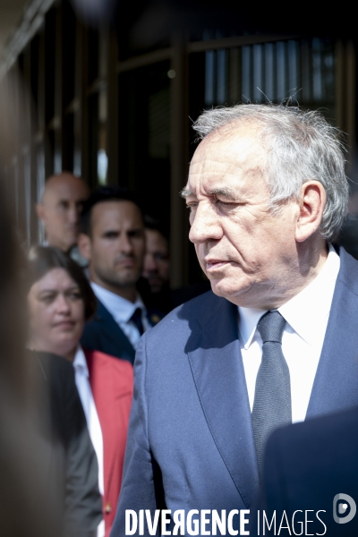 Visite de Francois Bayrou a la Mosson, quartier populaire de Montpellier, le 06.06.2025