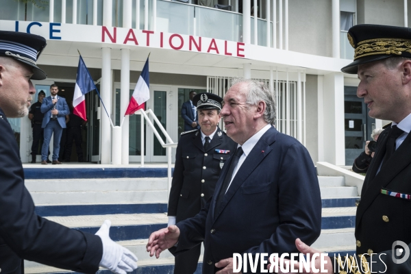 Visite de Francois Bayrou a la Mosson, quartier populaire de Montpellier, le 06.06.2025