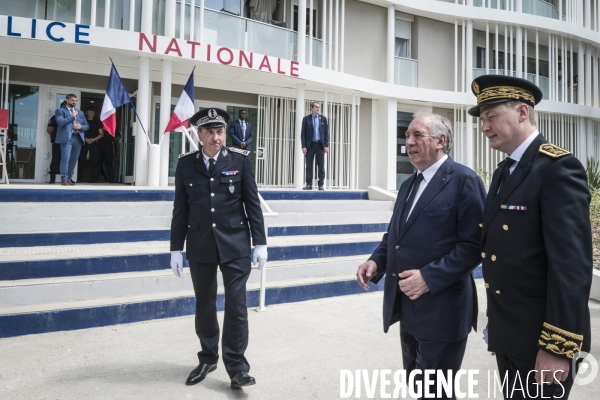 Visite de Francois Bayrou a la Mosson, quartier populaire de Montpellier, le 06.06.2025