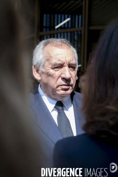 Visite de Francois Bayrou  a la Mosson, quartier populaire de Montpellier, le 06.06.2025