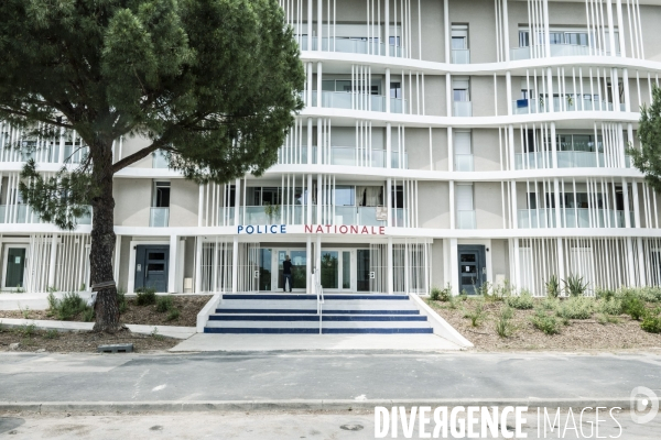 Visite de Francois Bayrou a la Mosson, quartier populaire de Montpellier, le 06.06.2025