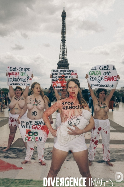 Action des Femen en soutien à Gaza