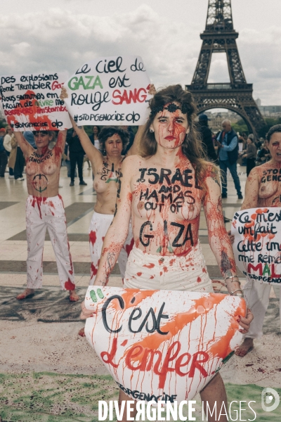 Action des Femen en soutien à Gaza