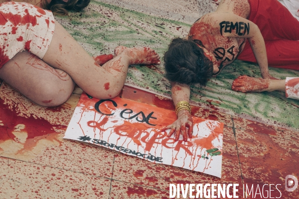 Action des Femen en soutien à Gaza