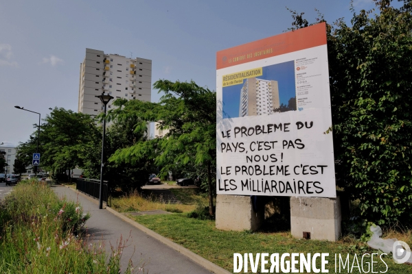 La cité floréal à Saint denis