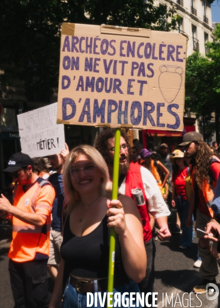 Manifestation des archeologues
