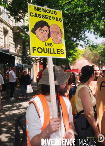 Manifestation des archeologues