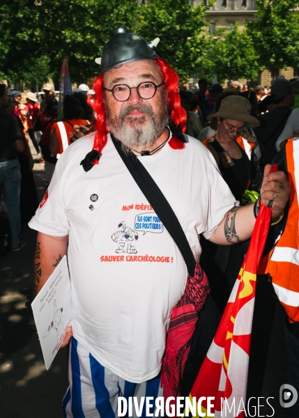 Manifestation des archeologues