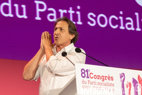 Jérôme Guedj. Congrès du PS.