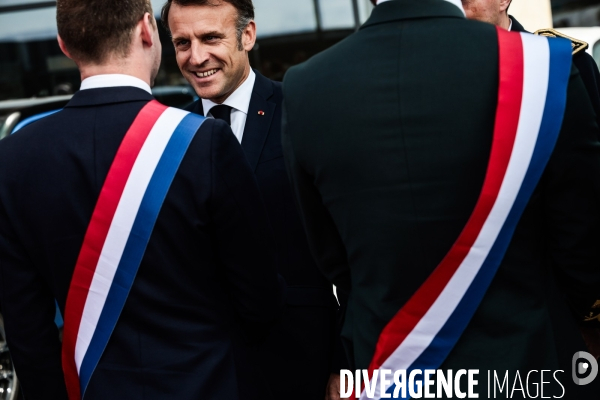 Emmanuel macron dans le nord pas de calais