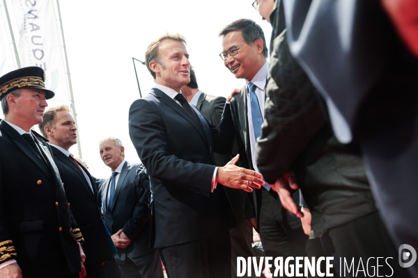Emmanuel macron dans le nord pas de calais