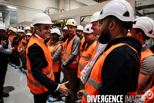 Emmanuel macron dans le nord pas de calais