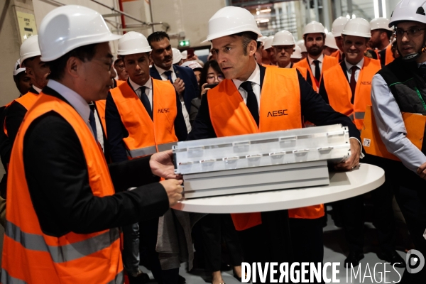Emmanuel macron dans le nord pas de calais