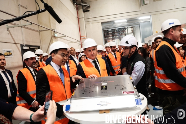 Emmanuel macron dans le nord pas de calais