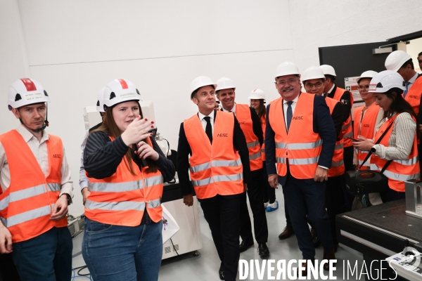Emmanuel macron dans le nord pas de calais