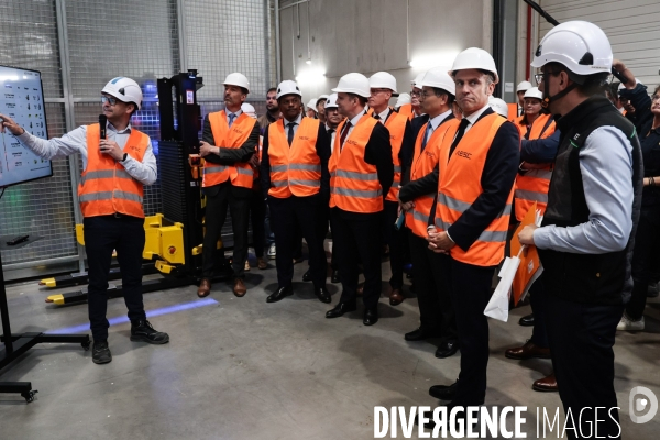 Emmanuel macron dans le nord pas de calais