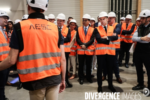 Emmanuel macron dans le nord pas de calais
