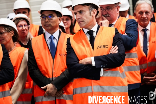 Emmanuel macron dans le nord pas de calais