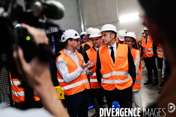 Emmanuel macron dans le nord pas de calais