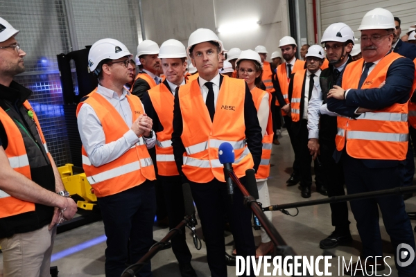 Emmanuel macron dans le nord pas de calais