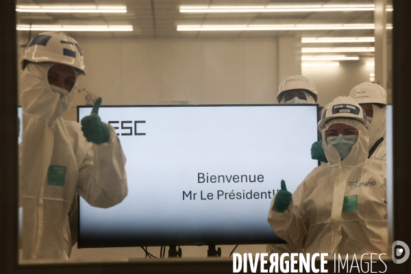 Emmanuel macron dans le nord pas de calais
