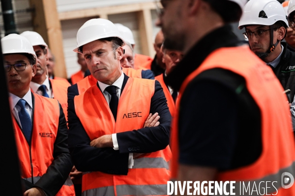 Emmanuel macron dans le nord pas de calais