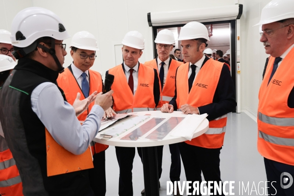 Emmanuel macron dans le nord pas de calais