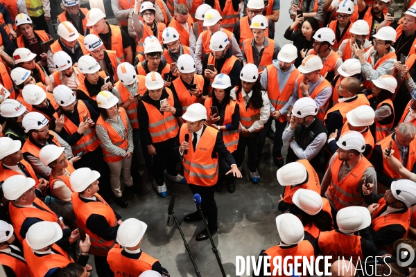 Emmanuel macron dans le nord pas de calais