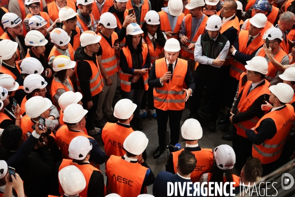 Emmanuel macron dans le nord pas de calais