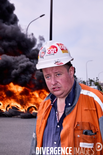 Manifestation des salaries Arcelor Mittal Dunkerque