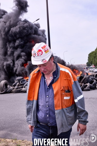 Manifestation des salaries Arcelor Mittal Dunkerque