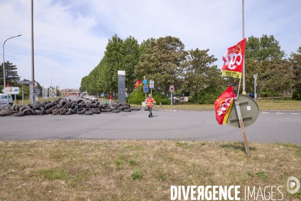 Manifestation des salaries Arcelor Mittal Dunkerque