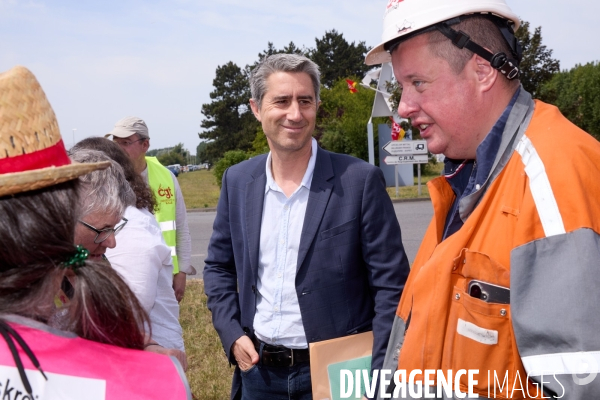 Manifestation des salaries Arcelor Mittal Dunkerque