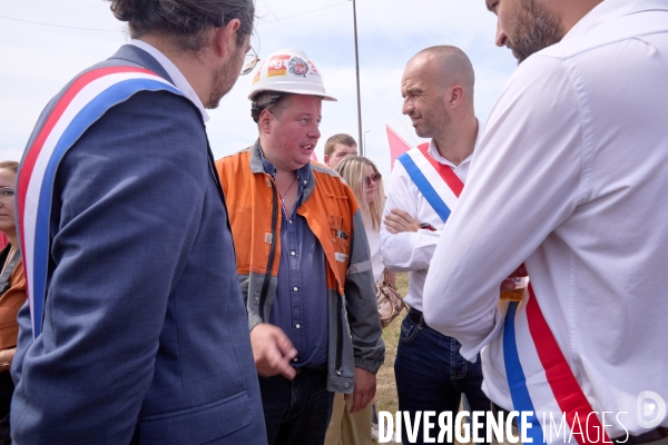 Manifestation des salaries Arcelor Mittal Dunkerque