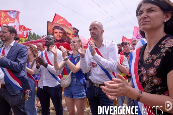 Manifestation des salaries Arcelor Mittal Dunkerque