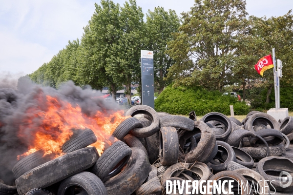 Manifestation des salaries Arcelor Mittal Dunkerque